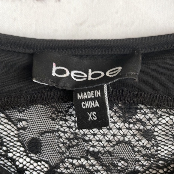Bebe sequin see through top in size XS - Picture 6 of 11